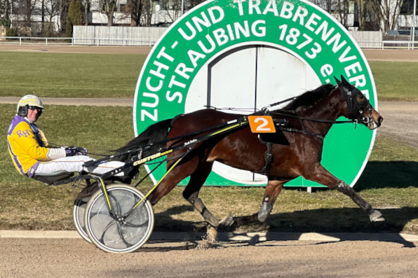 Ein bewegender Sieg: Inaaya beschert Rudi Haller nach Krankheitspause gleich beim ersten Start ein erfolgreiches Comeback. (Fotos: Bäumel-Schachtner)