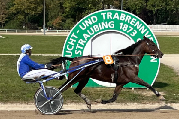 Stefan Hiendlmeier sicherte sich mit Unfinished Business wichtige Punkte in der Straubinger Amateurfahrermeisterschaft.